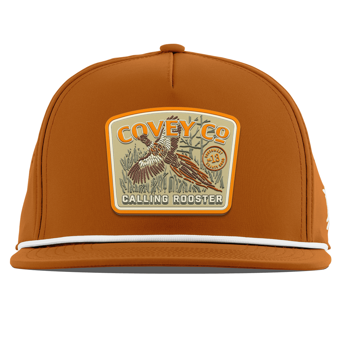 Covey Co Flat 5 Panel Rope Burnt Orange