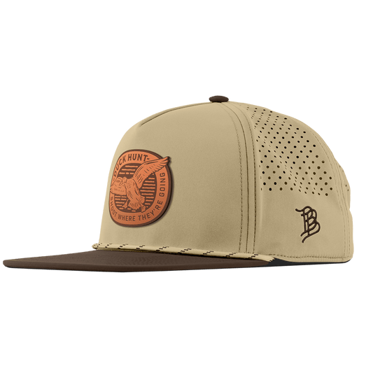 Duck Hunt Tan Flat 5 Panel Rope Desert/Brown