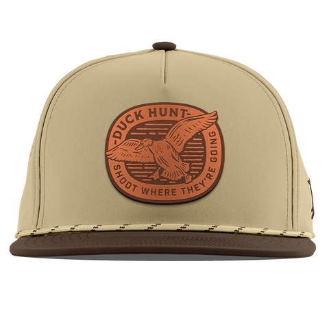 Duck Hunt Tan Flat 5 Panel Rope Desert/Brown