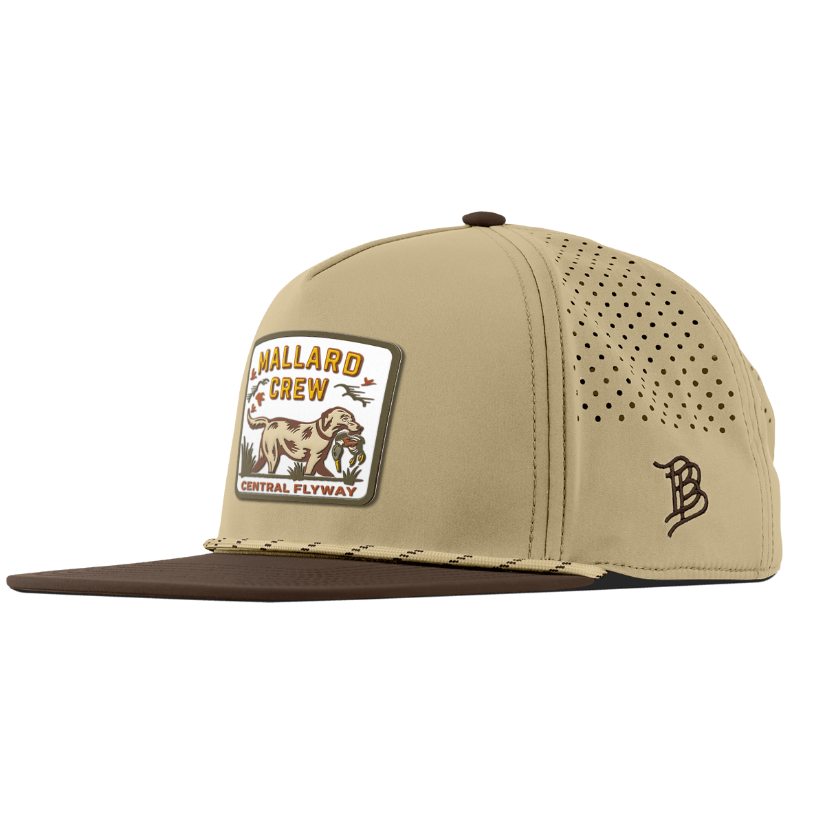 Mallard Crew Flat 5 Panel Rope Desert/Brown