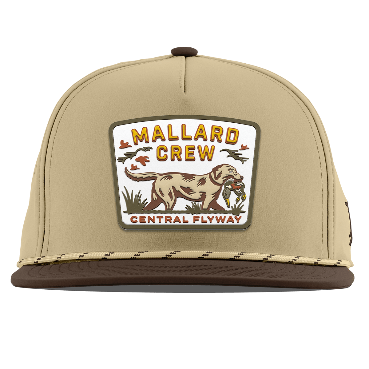 Mallard Crew Flat 5 Panel Rope Desert/Brown