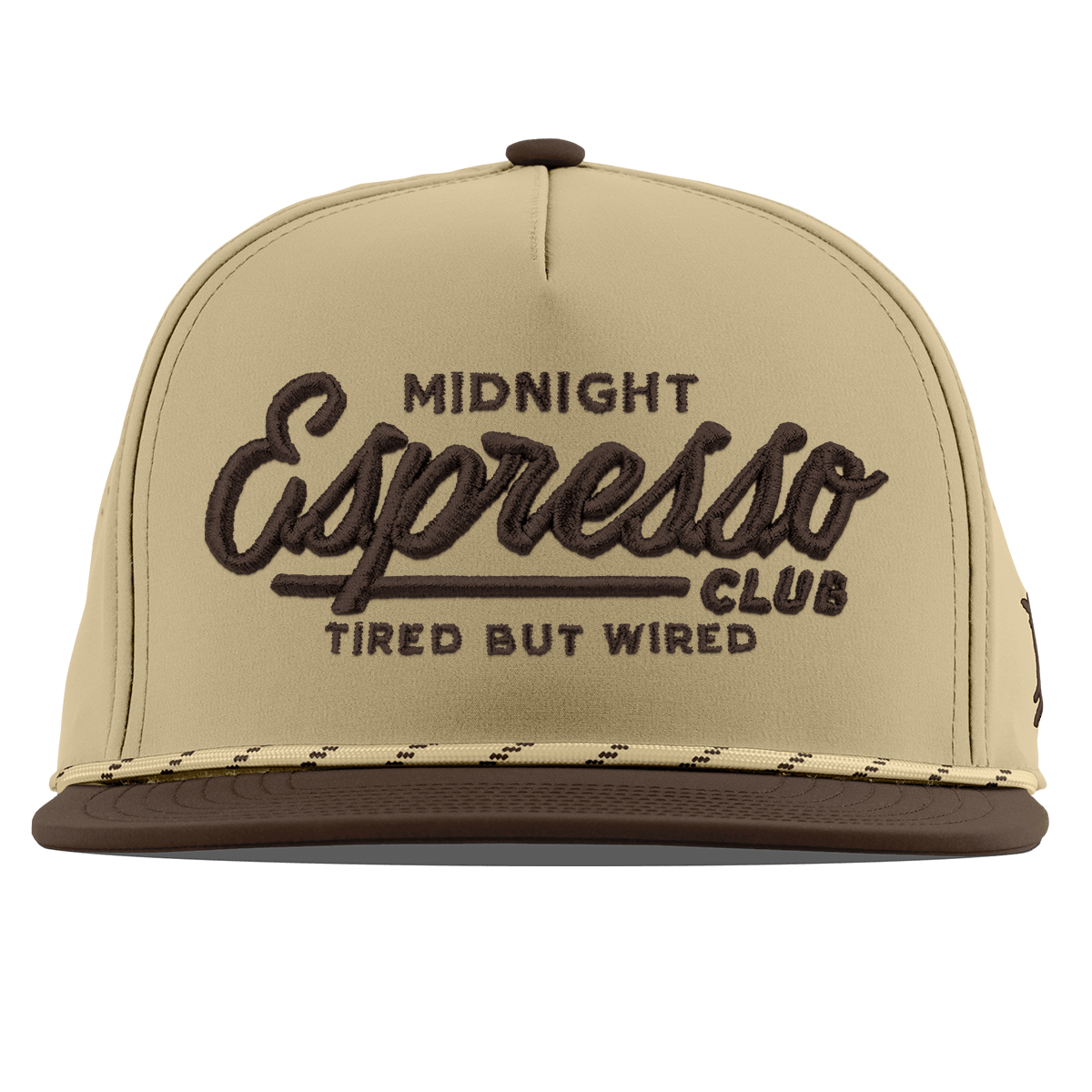Midnight Espresso Club Flat 5 Panel Rope Desert/Brown