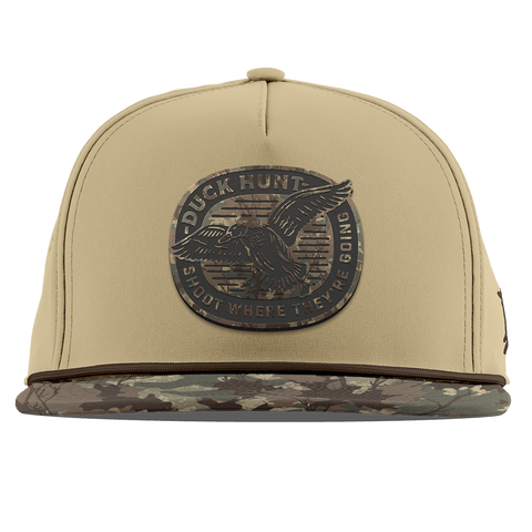 Duck Hunt Timber Camo Flat 5 Panel Rope Desert/Timber Camo