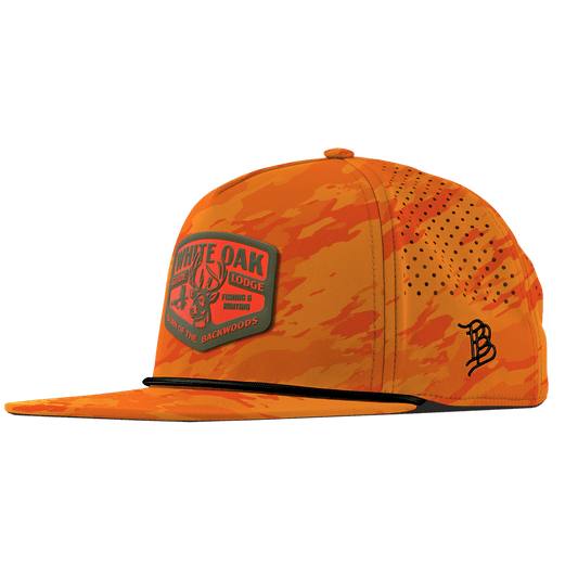 White Oak Flat 5 Panel Rope Blaze Orange Camo