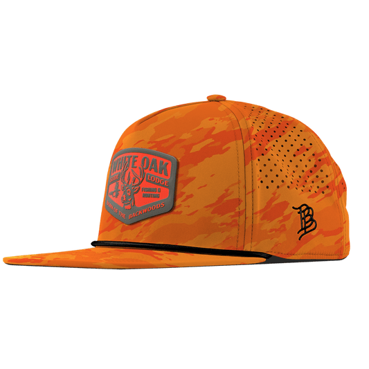 White Oak Flat 5 Panel Rope Blaze Orange Camo