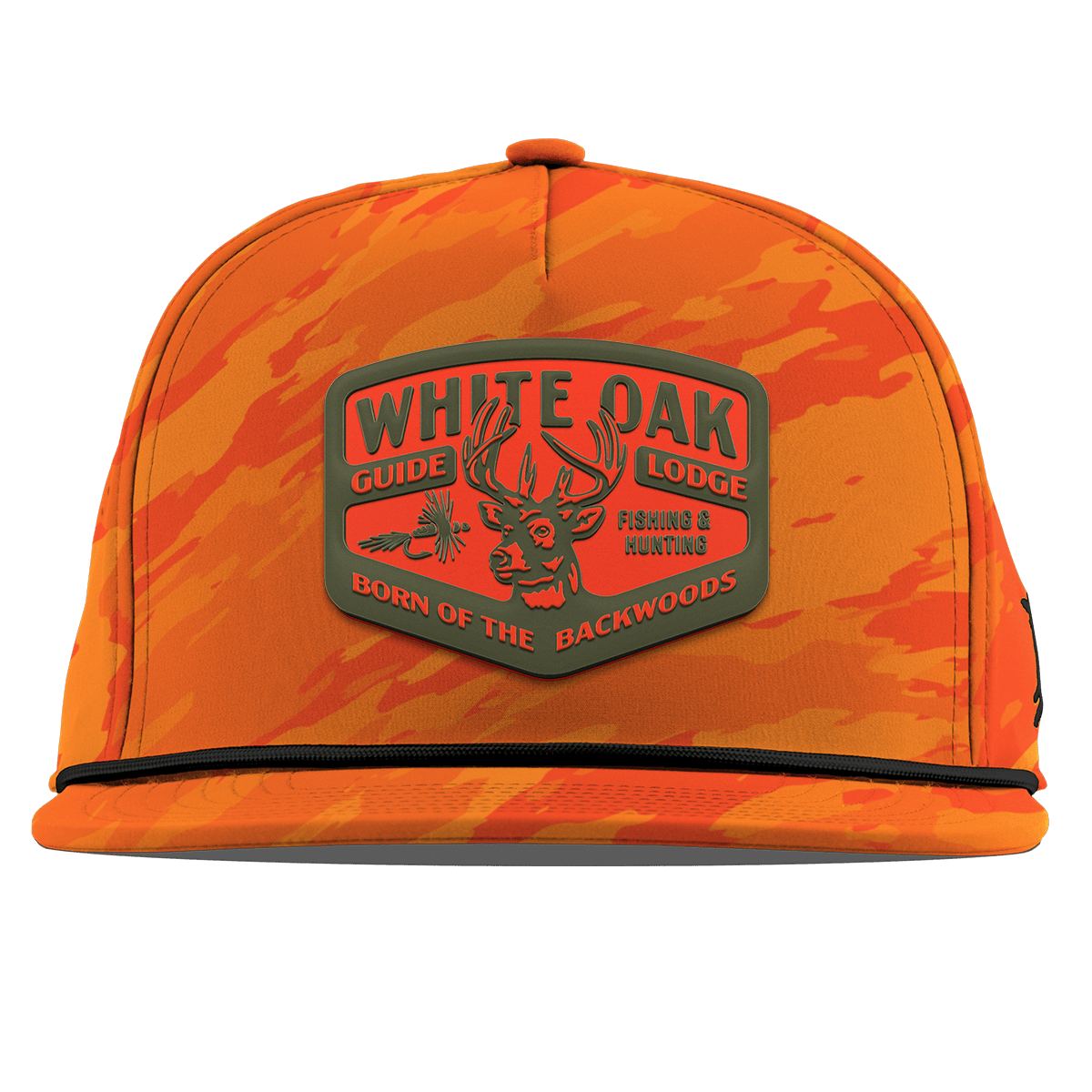 White Oak Flat 5 Panel Rope Blaze Orange Camo