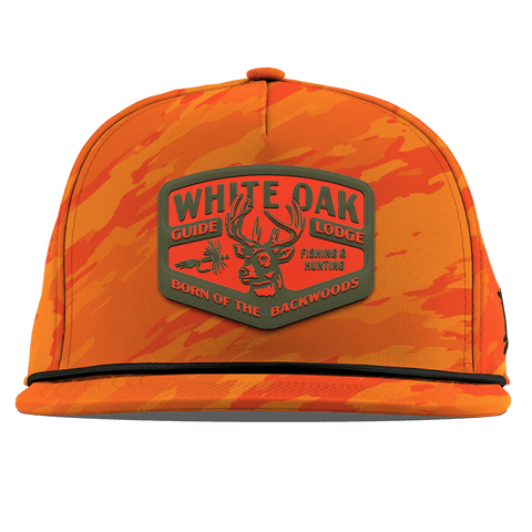White Oak Flat 5 Panel Rope Blaze Orange Camo