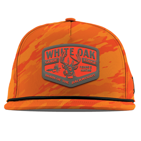 White Oak Flat 5 Panel Rope Blaze Orange Camo