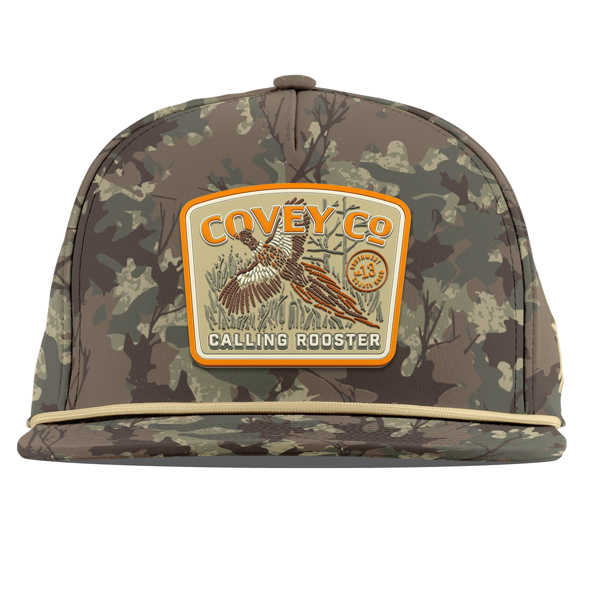 Covey Co Flat 5 Panel Rope Timber Camo