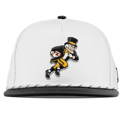 Wake Forest University "Rushing Deacon" Flat 5 Panel Rope White/Black