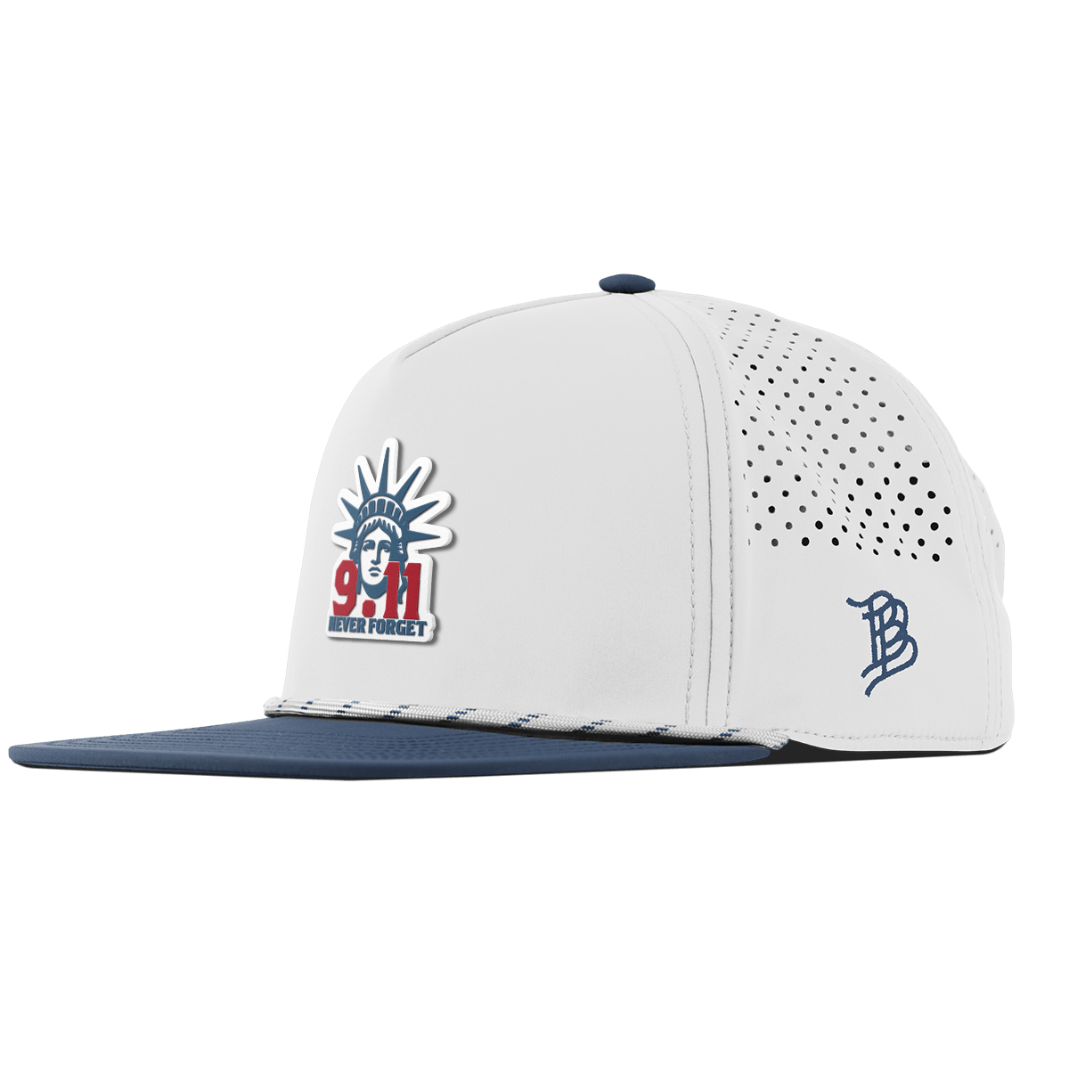 9.11 Never Forget Flat 5 Panel Rope White/Orion