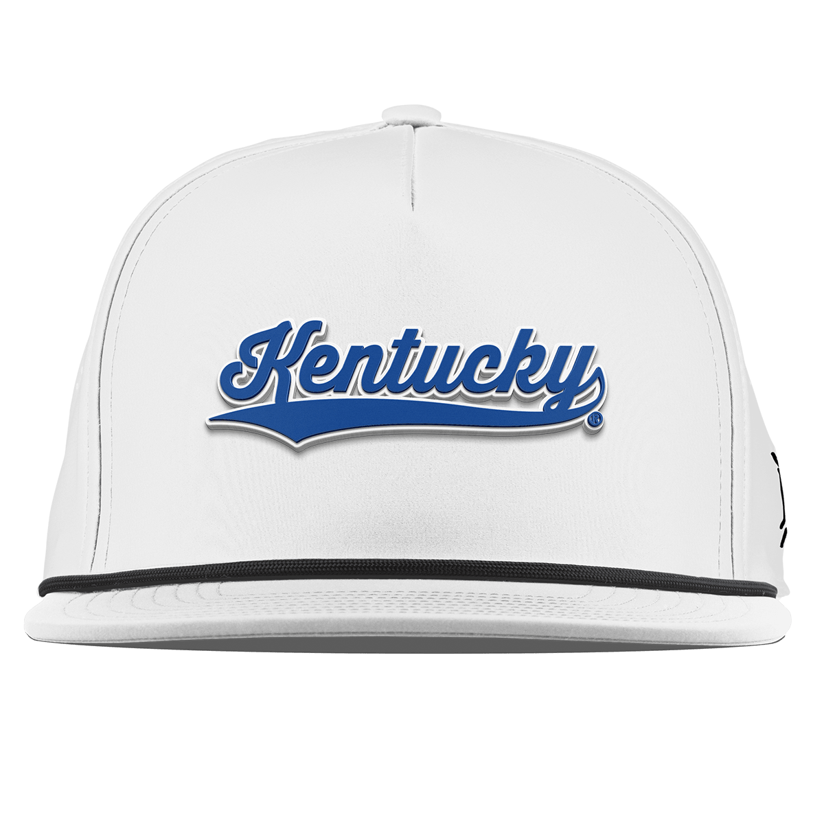 University of Kentucky "Kentucky Script" Flat 5 Panel Rope White
