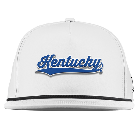 University of Kentucky "Kentucky Script" Flat 5 Panel Rope White