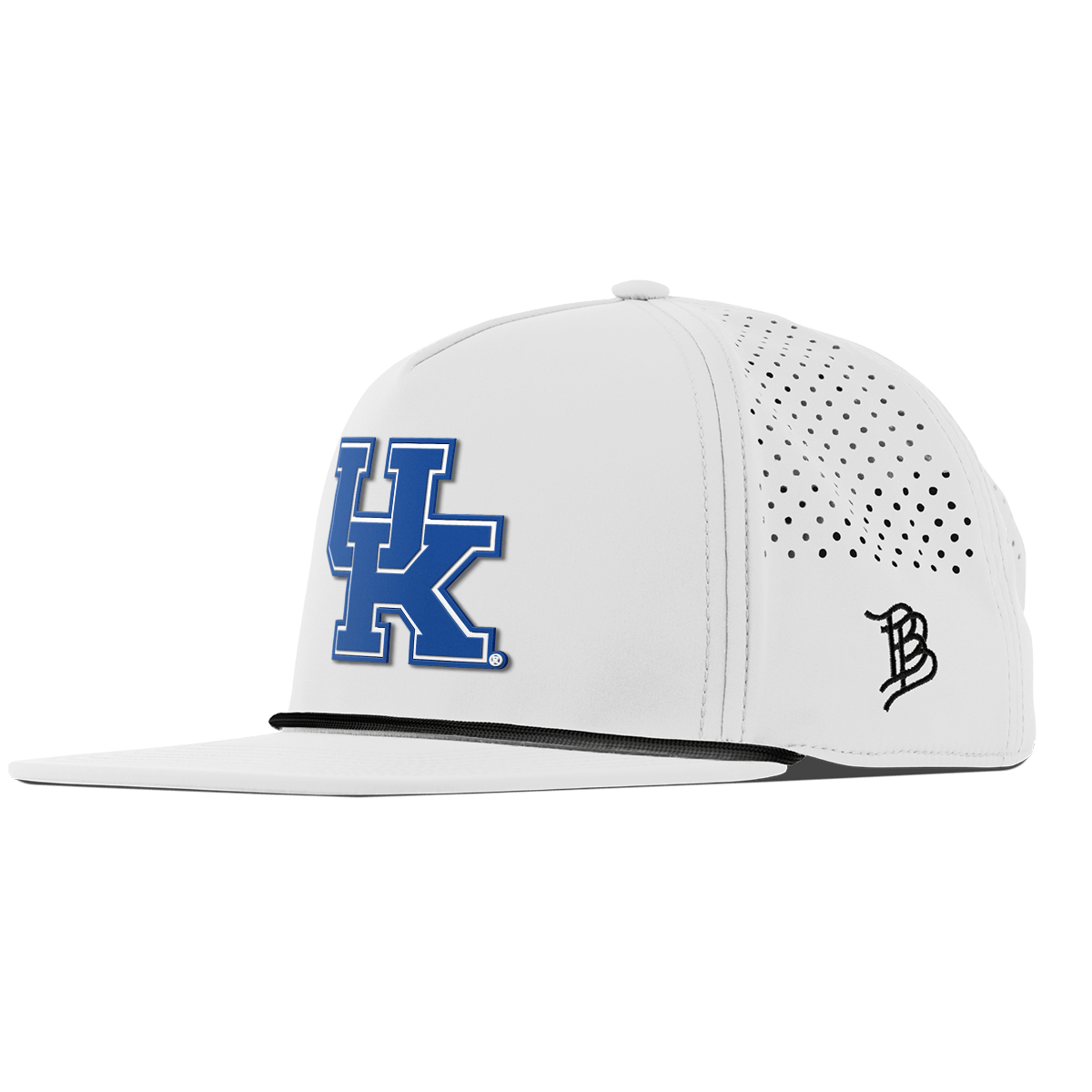 University of Kentucky "Kentucky Team Logo" Flat 5 Panel Rope White