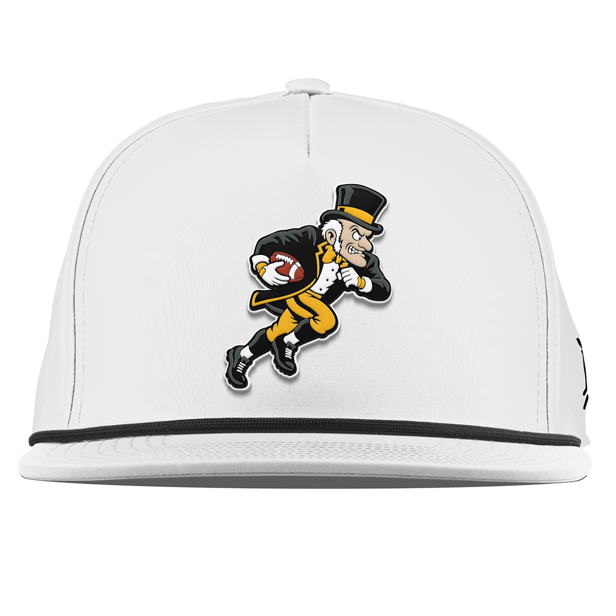 Wake Forest University "Rushing Deacon" Flat 5 Panel Rope White