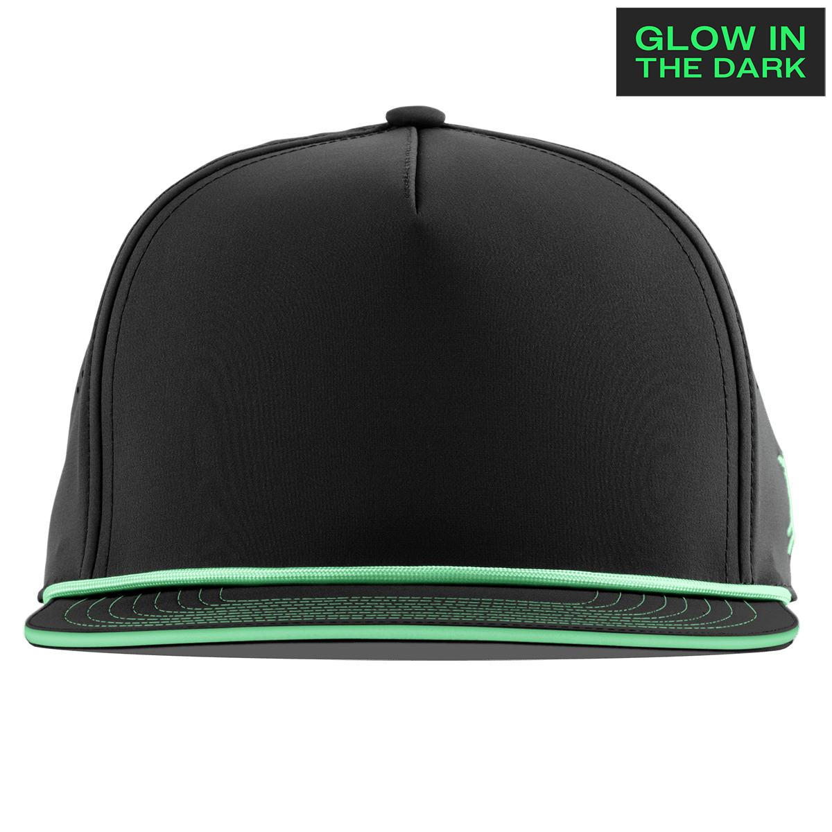 Bare Limited Edition Flat 5 Panel Rope Front Black + White Glow Rope