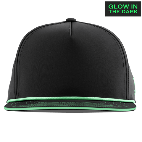 Bare Limited Edition Flat 5 Panel Rope Front Black + White Glow Rope