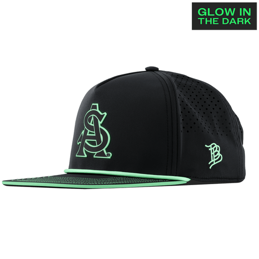 Arizona State University "ASU Glow Series" Limited Edition Glow Flat 5 Panel Rope Black + White Glow Rope