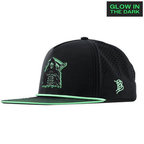Grim Reaper Glow Limited Edition Flat 5 Panel Rope Black + White Glow Rope