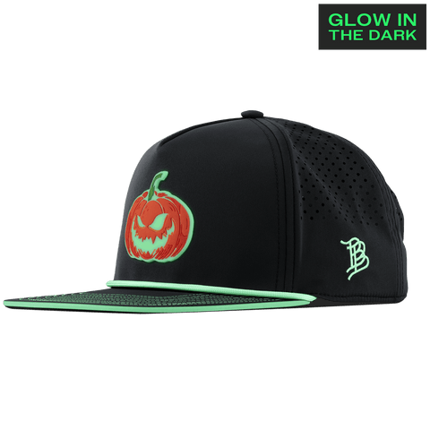 Jack-O-Lantern Glow Limited Edition Flat 5 Panel Rope Black + White Glow Rope