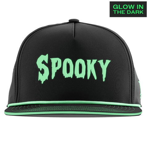 Spooky Glow Limited Edition Flat 5 Panel Rope Black + White Glow Rope