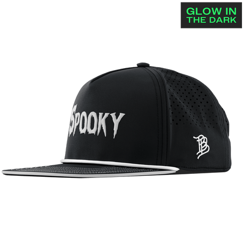 Spooky Glow Limited Edition Flat 5 Panel Rope Black + White Glow Rope