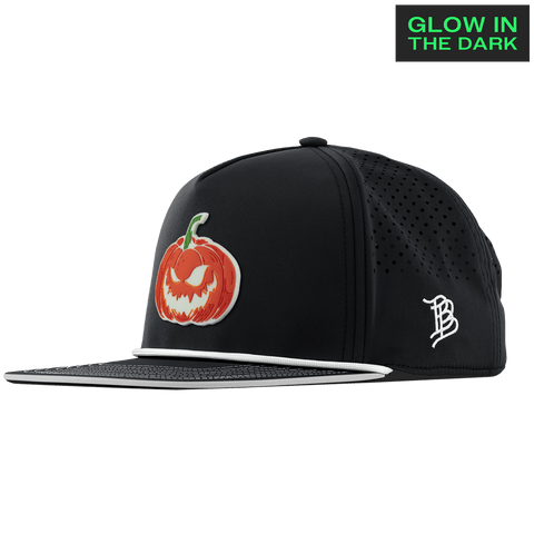 Jack-O-Lantern Glow Limited Edition Flat 5 Panel Rope Black + White Glow Rope