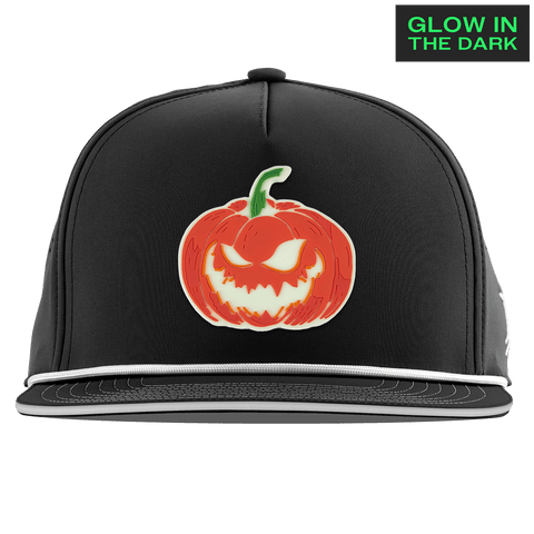 Jack-O-Lantern Glow Limited Edition Flat 5 Panel Rope Black + White Glow Rope