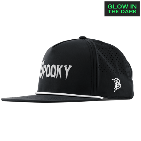 Spooky Glow Flat 5 Panel Rope Black