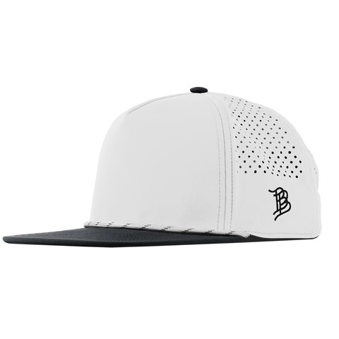 Bare Flat 5 Panel Rope White/Black
