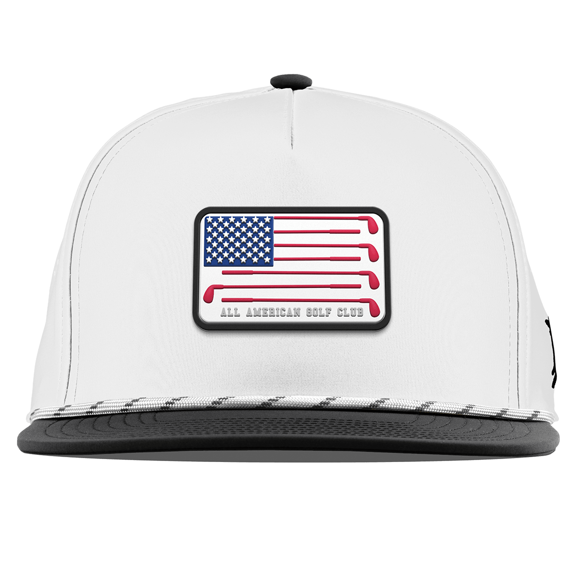Hailey Ostrom "All American Golf Club" Flat 5 Panel Rope White/Black