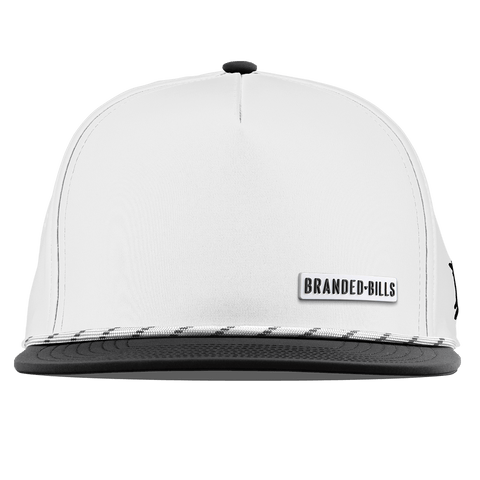 BB Stretch PVC Flat 5 Panel Rope White/Black
