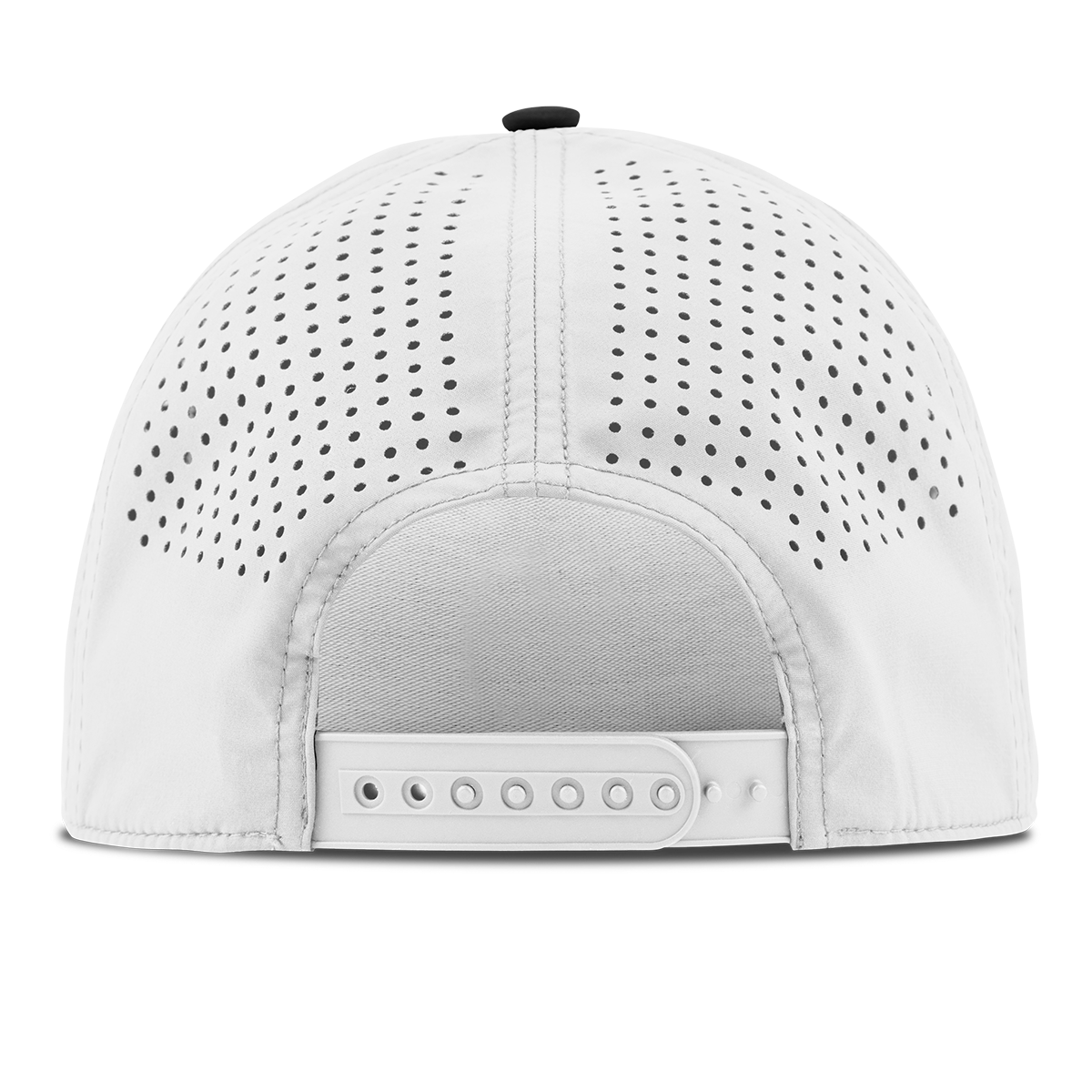 Salute PVC Flat 5 Panel Rope Back White/Black