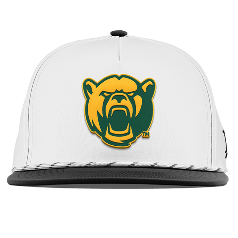 Baylor University "Baylor Bear" Flat 5 Panel Rope White/Black