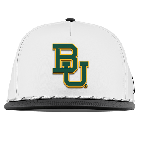 Baylor University "Baylor Team Logo" Flat 5 Panel Rope White/Black