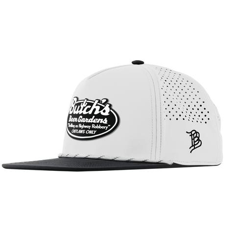 Butch’s Beer Garden Flat 5 Panel Rope White/Black