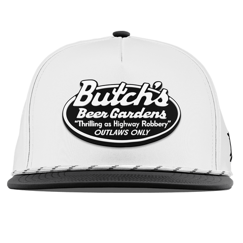 Butch’s Beer Garden Flat 5 Panel Rope White/Black