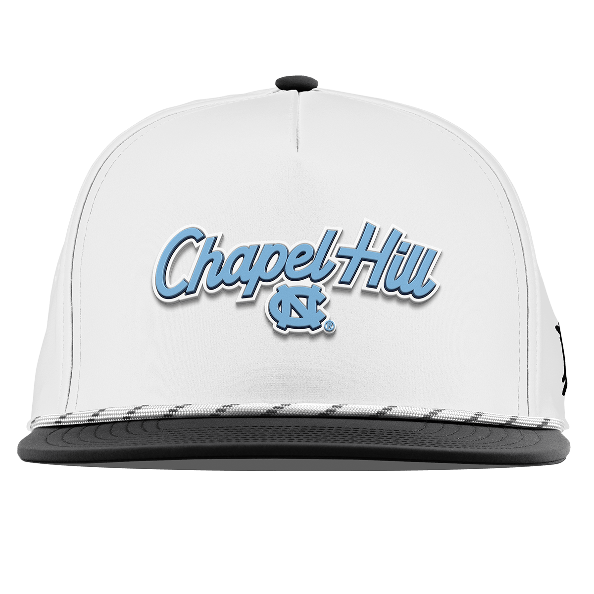 University of North Carolina "Chapel Hill" Flat 5 Panel Rope White/Black