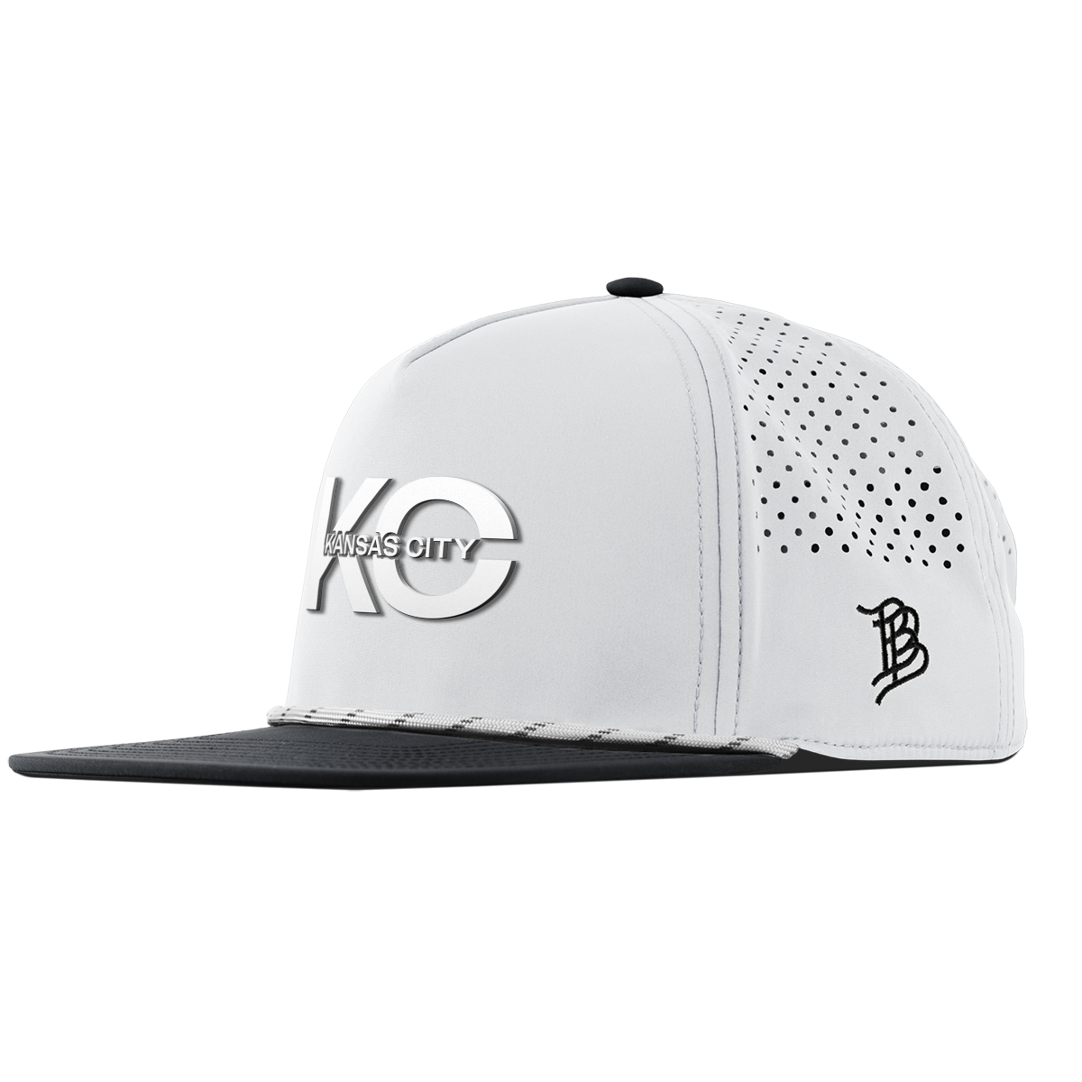 City Block Kansas City Flat 5 Panel Rope White/Black