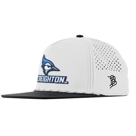 Creighton University "Creighton Team Logo" Flat 5 Panel Rope White/Black