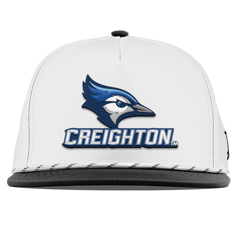 Creighton University "Creighton Team Logo" Flat 5 Panel Rope White/Black