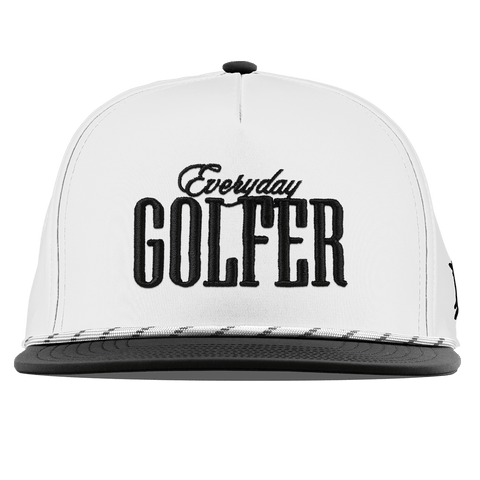 Everyday Golfer Flat 5 Panel Rope White/Black
