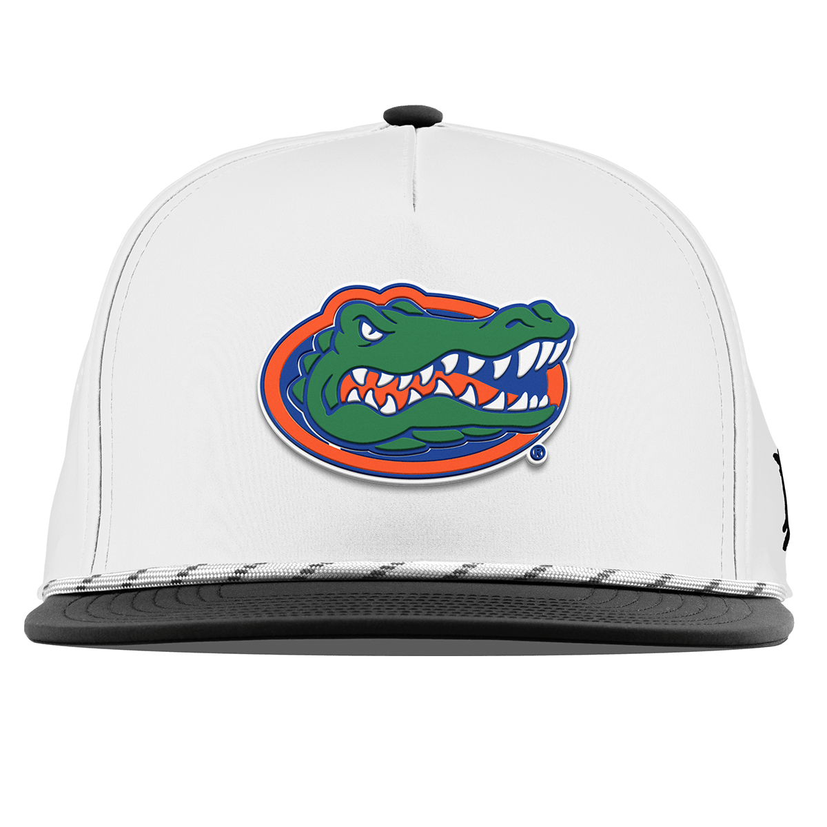 University of Florida "Florida Team Logo" Flat 5 Panel Rope White/Black