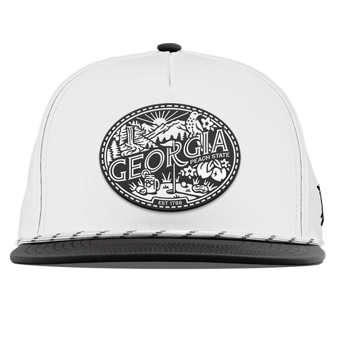 Georgia Traveler Flat 5 Panel Rope White/Black