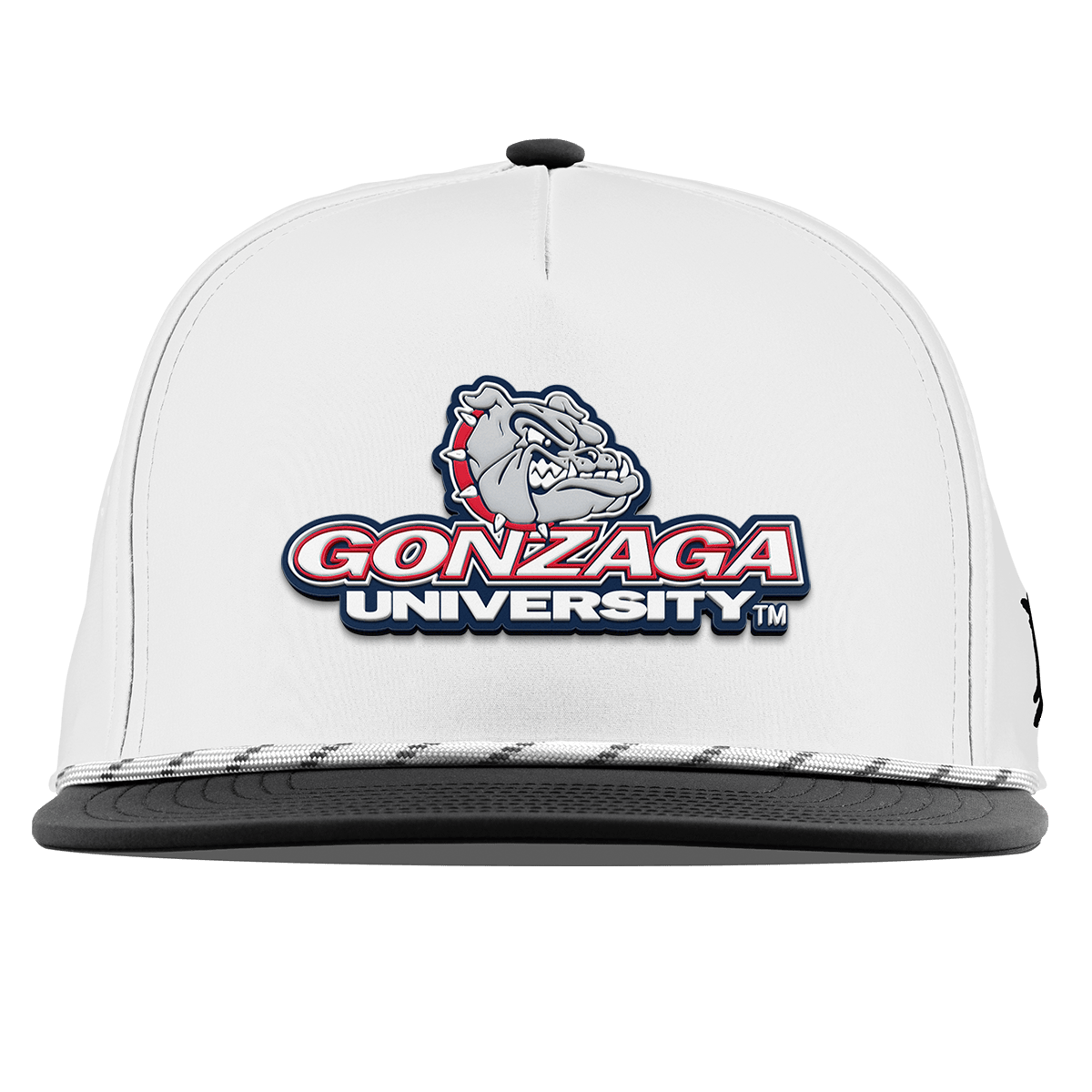 Gonzaga University "Gonzaga Team Logo" Flat 5 Panel Rope White/Black
