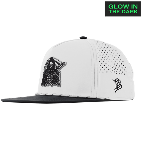 Grim Reaper Glow Flat 5 Panel Rope White/Black