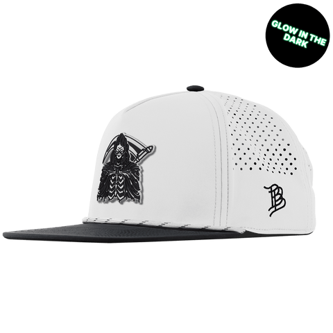 Grim Reaper Glow Flat 5 Panel Rope White/Black