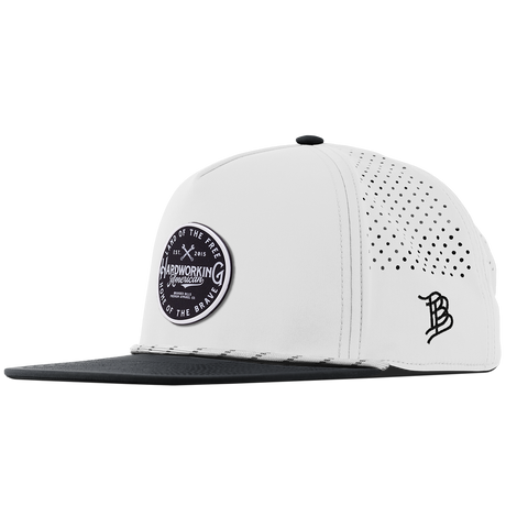 Hardworking PVC Flat 5 Panel Rope White/Black