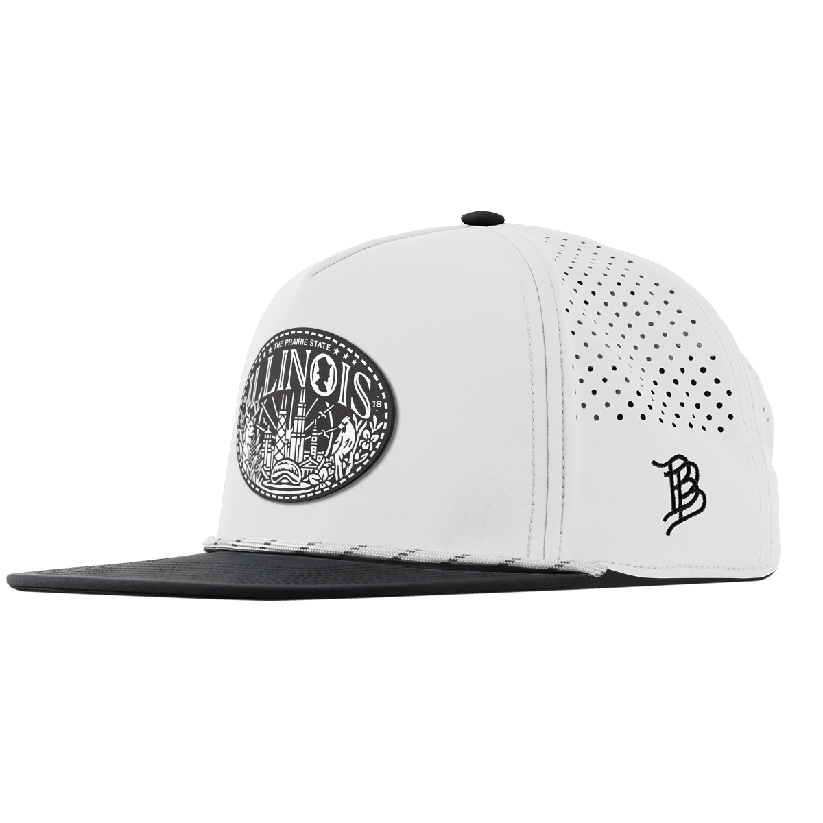 Illinois Traveler Flat 5 Panel Rope White/Black