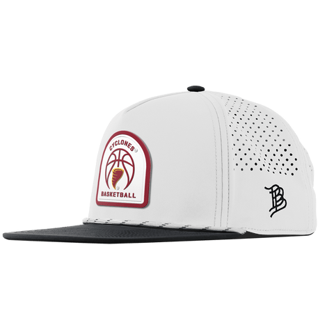 Iowa State University "Iowa State Basketball" Flat 5 Panel Rope White/Black